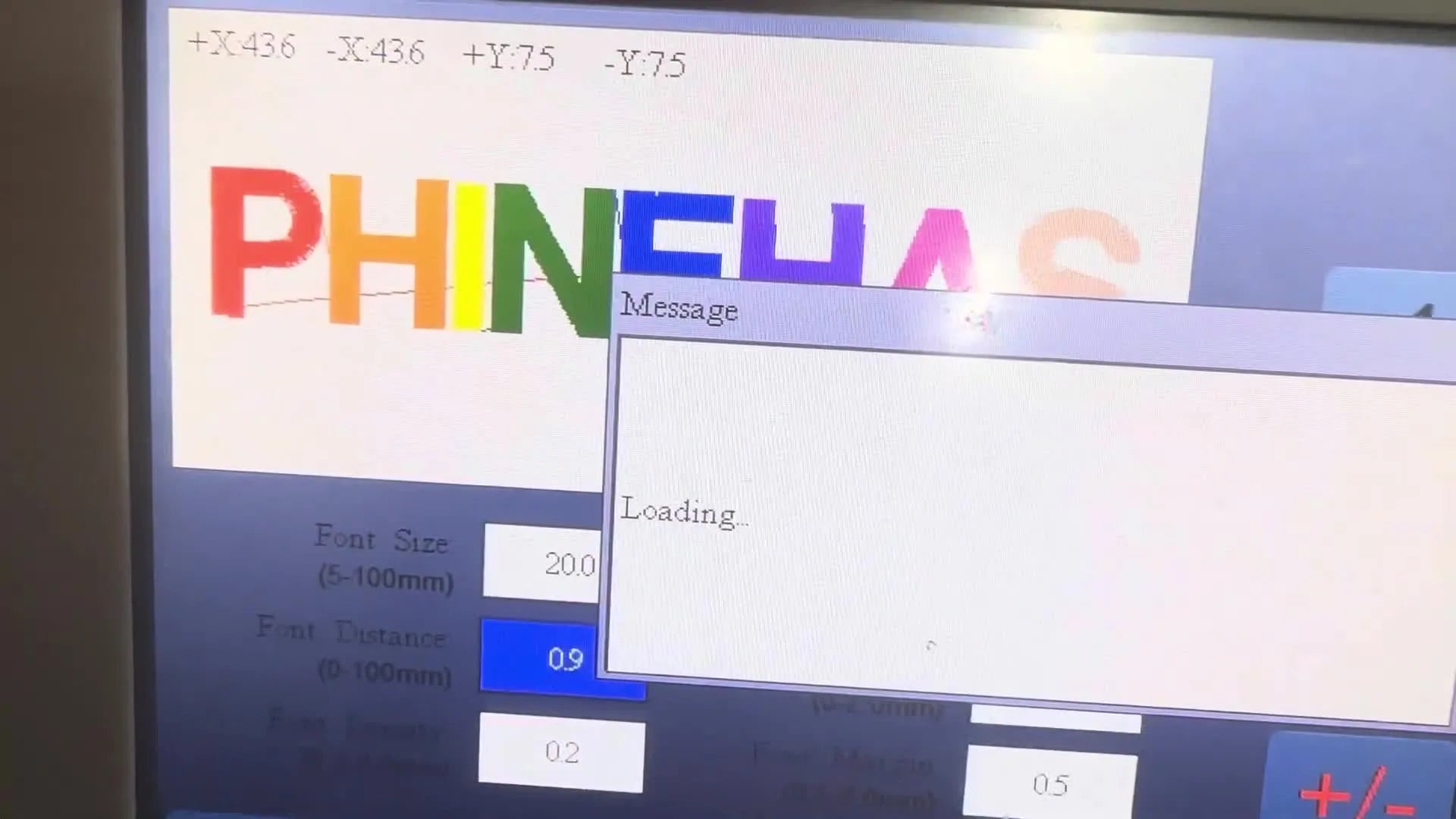 Preview of 'PHNEHAS' text in a different font style.