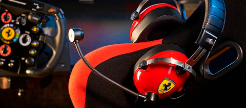 Ferrari Gaming headset PC, PS4, XboxOne - T.Racing Scuderia Ferrari edition  – EREAL SHOP