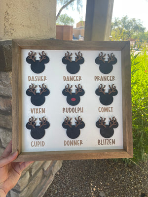 Reindeer - Enchanted Sign Co