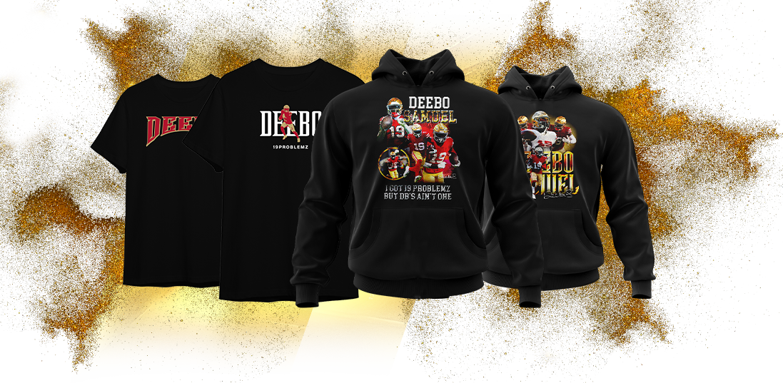 Printify 49ers Deebo Samuel T-Shirt - @19Problemz Red / S