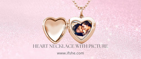 Heart Necklace with Picture