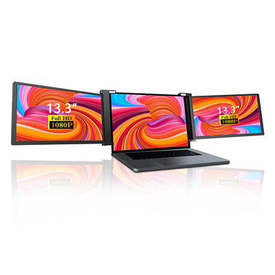 Triple écran 1080p Ips Laptop Monitor Extender