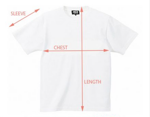 KIKS TYO T-SHIRT SIZING