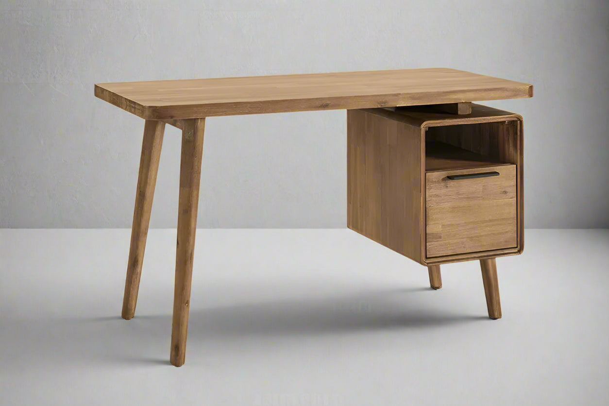 Castlery Seb Right or Left Cabinet Wood Desk FFE-828