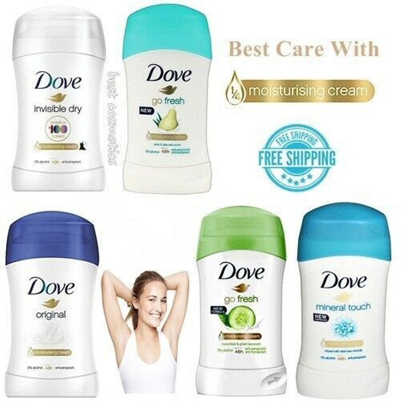 10 Pack Dove Anti Perspirant Deodorant Roll On Stick Mix Mitopdeal 2364