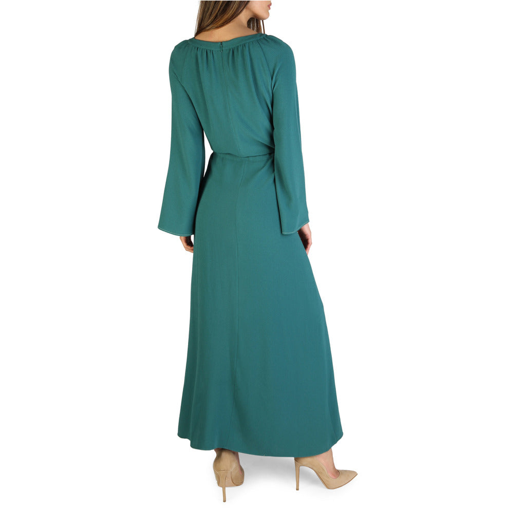 Armani Exchange - Green Maxi Dress for Women with Long Sleeves –  