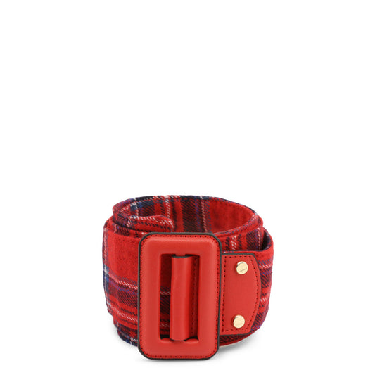 Shop Mario Valentino Plain Leather Logo Belts by MBup