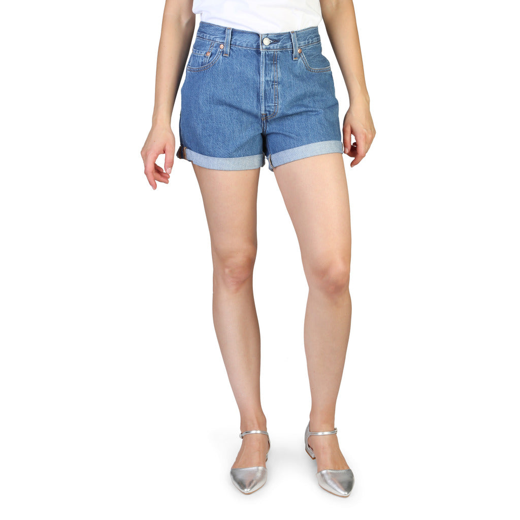 Levis - Blue Denim Jean Shorts for Women | Buy Online |
