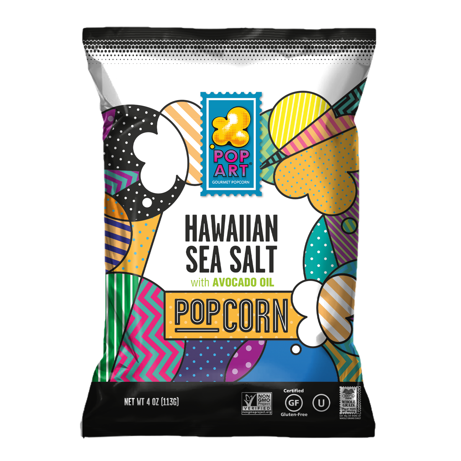 HAWAIIAN SEA SALT POPCORN - Pop Art Snacks product image