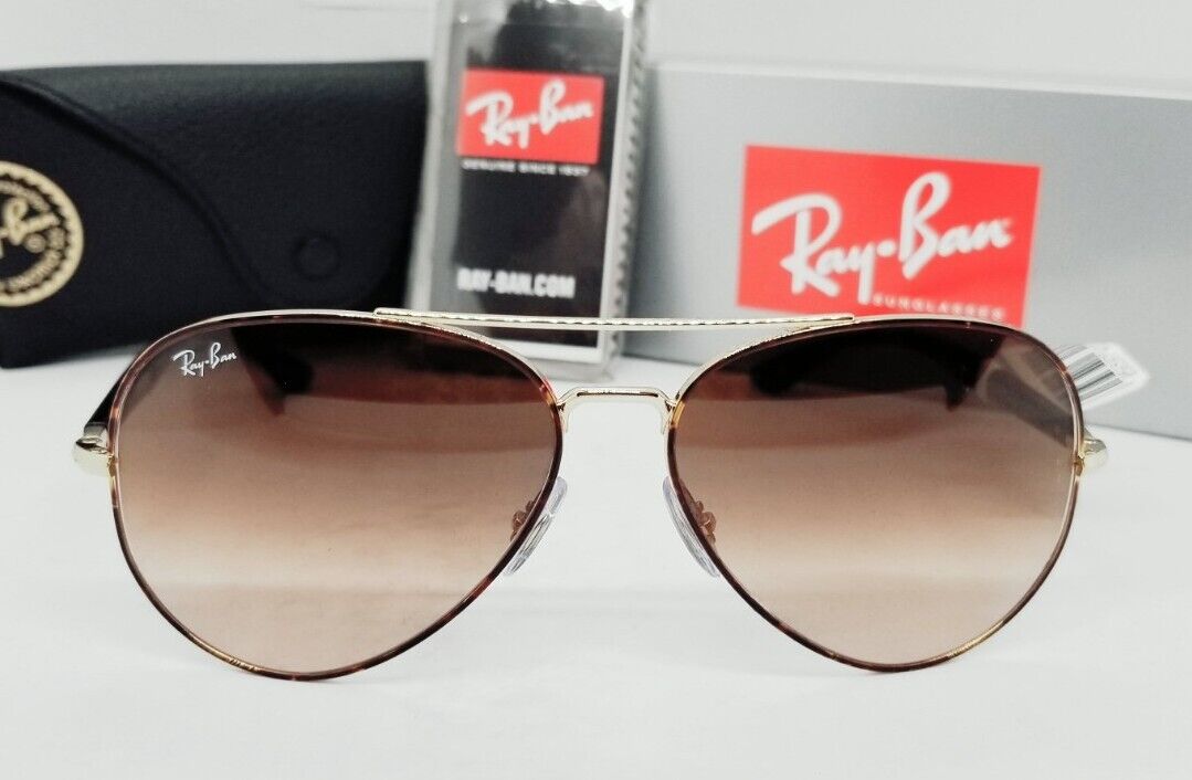 RAY BAN - RB3675 9127A5 58 sunglasses - gold/brown gradient – sunfitters
