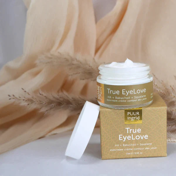 Puur-Ingrid-True-Eyecare-hyaluronic-acid-shea-butter-natural-ingredients-clean-label-skin-care-products