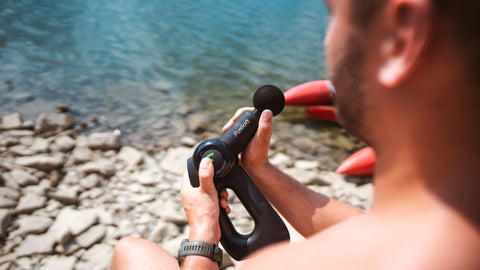 massage gun using deep tissue