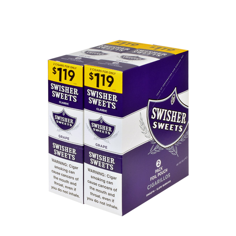 Swisher Sweets Grape Cigarillos 30 Packs of 2