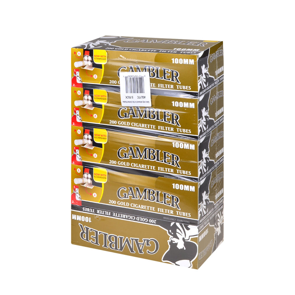 Top Premium Filter Tubes Gold (Light) 4 Cartons of 250 – A2Z Tobacco