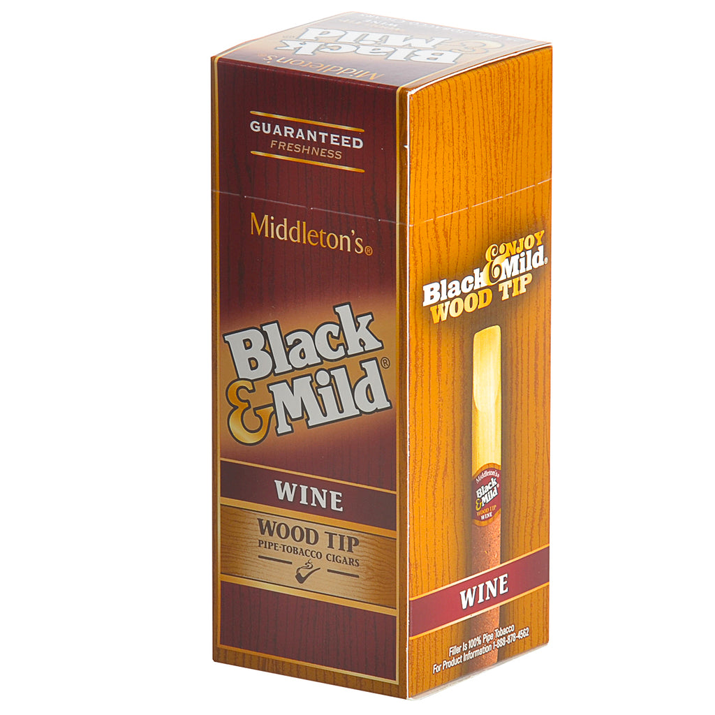 18+ Jazz Black And Mild Wood Tip