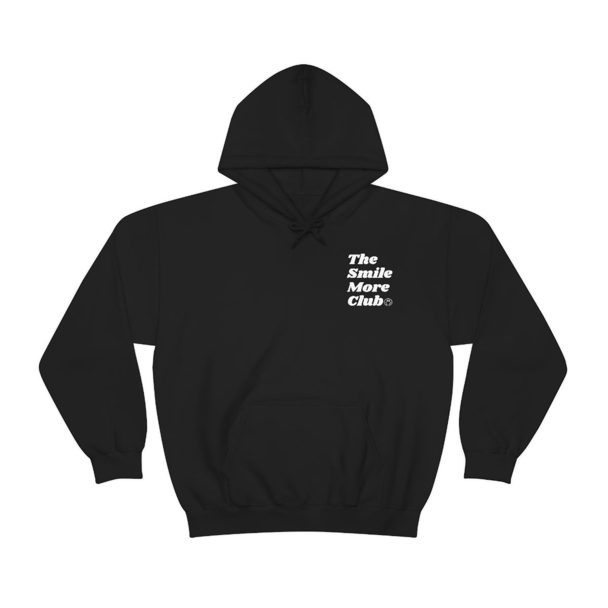 Black Smile More Hoodie – The Smile More Club