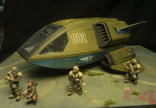 2nd Dynasty - 3D Printed Shuttle Small Vehicles - 28mm - Printed to Order