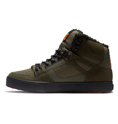 DC Pure High Top WC Skate Shoes - Black/Battleship/Armour - Supereight