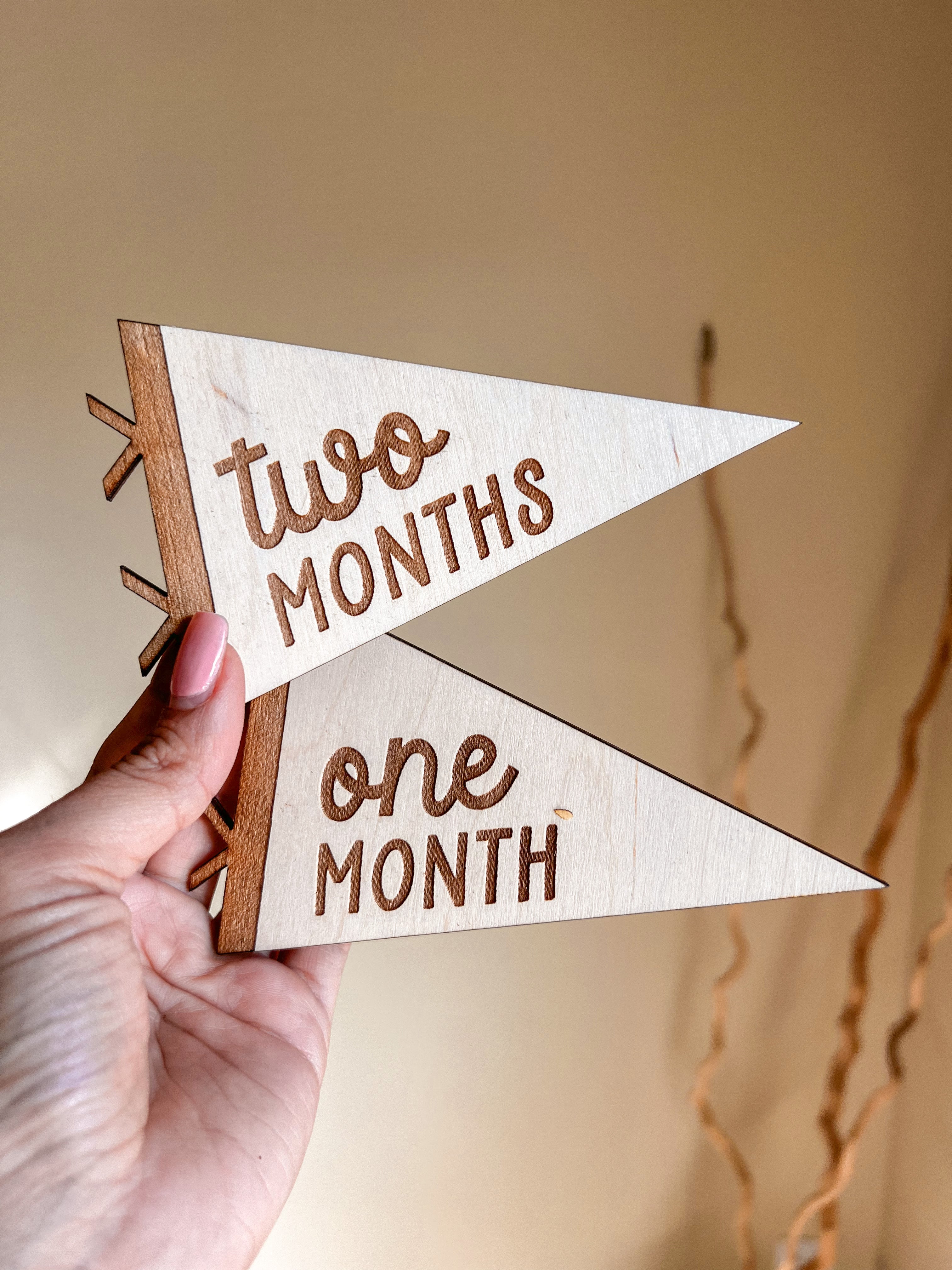Pennant Flag Milestone Markers