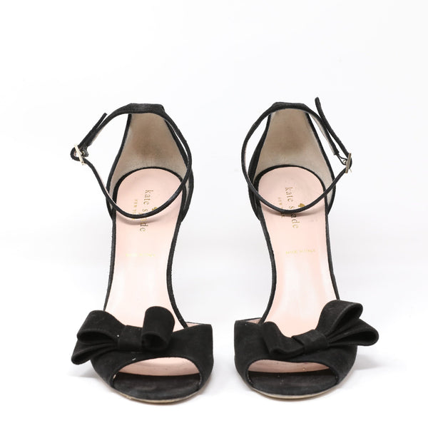 KATE SPADE Nude Heel With Black Bow – The Cotton Shirt