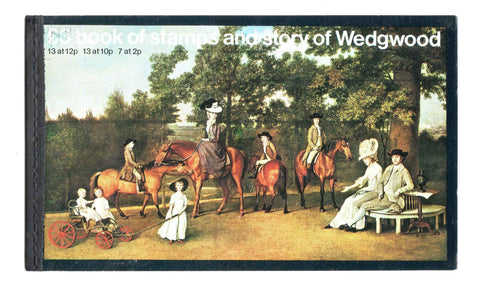 1980 GREAT BRITAIN £3 BOOK OF STAMPS & STORY OF WEDGWOOD & FDC