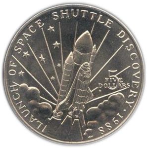Space-Shuttle Souvenir coin