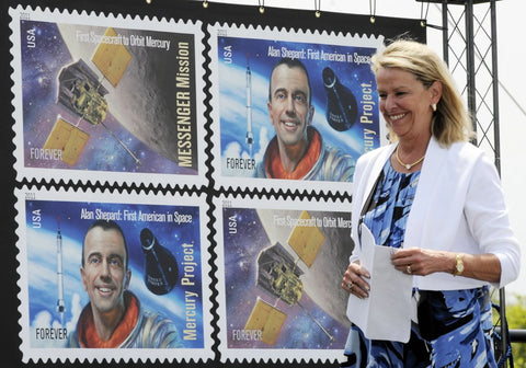 50 years later, stamp honors America's first astronaut