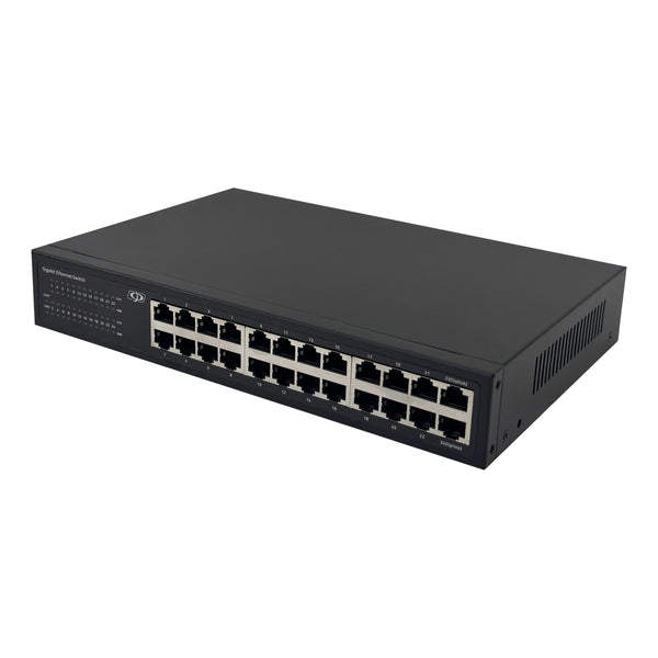 16-Port 10/100/1000Mbps Gigabit Ethernet Network Switch - Desktop/Wall