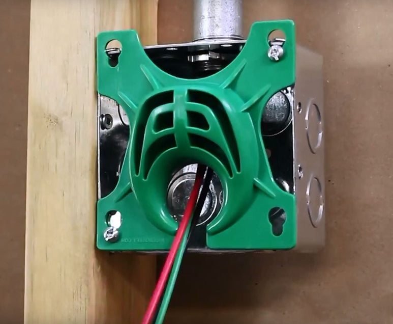 Wire Pulling Guide for 4 inch Square Box