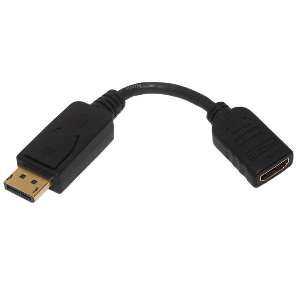 DisplayPort to HDMI Adapter - DP 1.2 to HDMI Video Converter 1080p - DP to  HDMI Monitor/TV/Display Cable Adapter Dongle - Passive DP to HDMI Adapter 