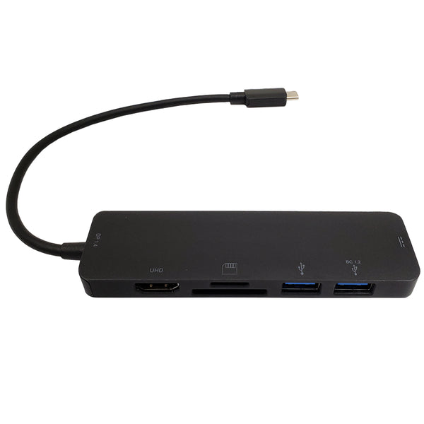 CONVERSOR TIPO C A (USB 3.0+HDMI+TIPO C+LAN) NETMAK NM-8EN1