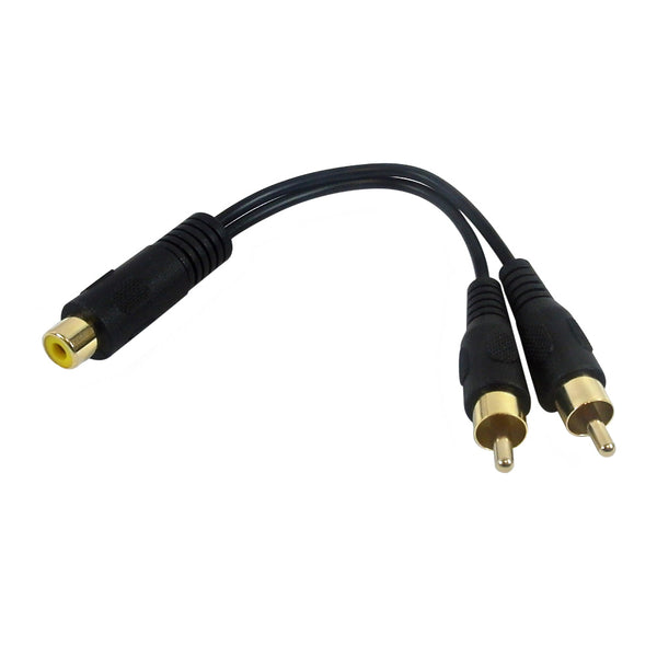 Subwoofer Audio Cable 1RCA to 2RCA Y Splitter Cord Lead SC9506s