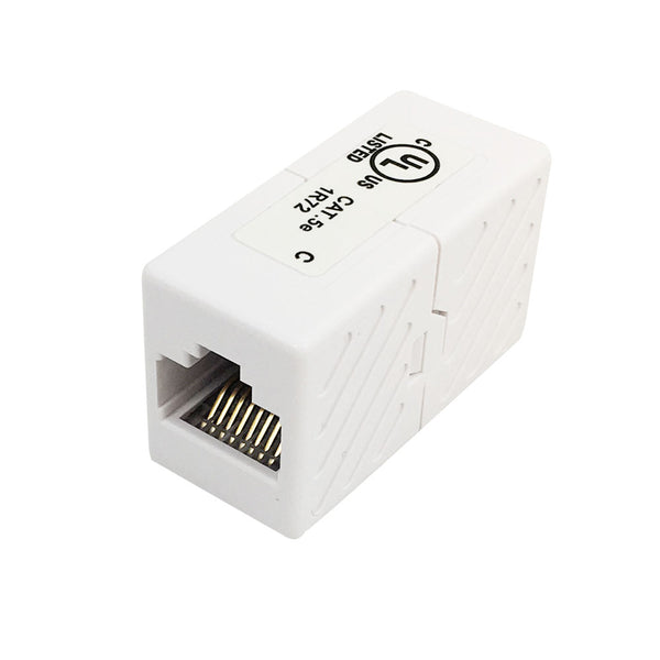 RJ45 Inline Coupler Cat 6 - White