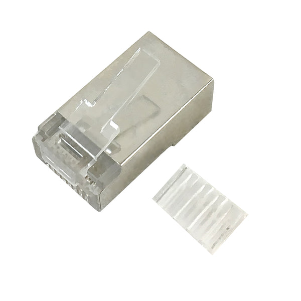 Cat6a 10G Shielded Toolless RJ45 Modular Field Termination Plug w/  Pull-ring Release – Intellinet Europe