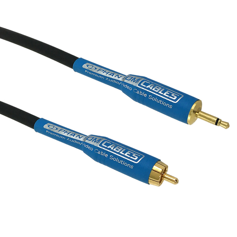 Premium Phantom Cables Digital Coax Rca Male To 35mm Male Cable 18awg 0464