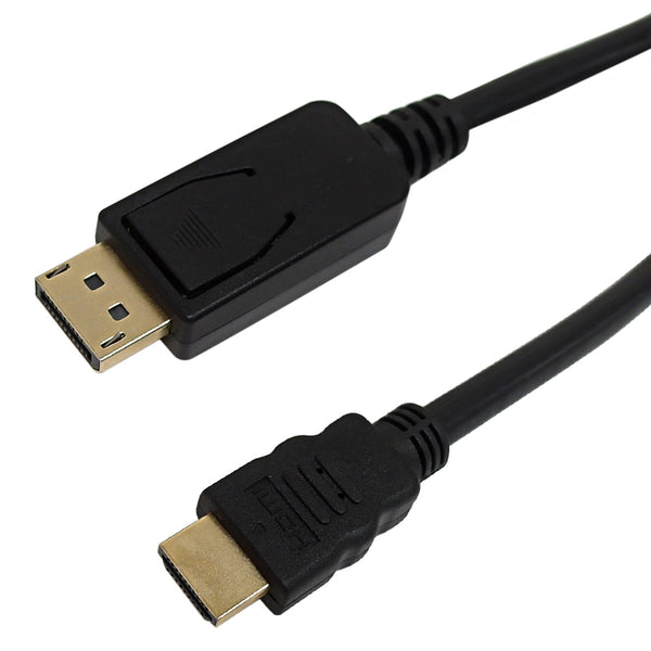 6ft DisplayPort v1.2 to HDMI Cable – Black (DP4kHDMI6F)