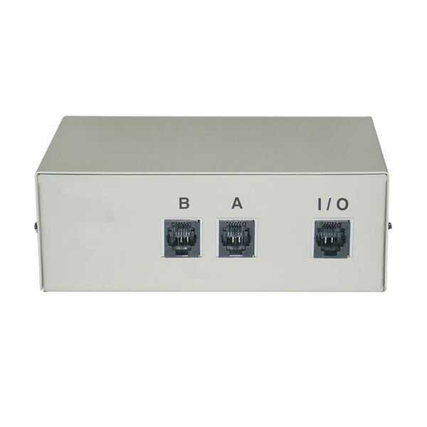 1x2 or 2x1 - 2-Port AB Manual Sharing Network Ethernet RJ45 Switch Selector  Box