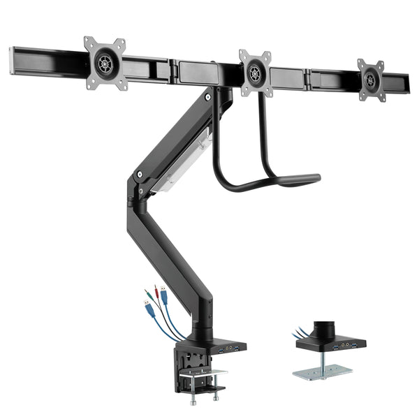 Equip Soporte Dual de Mesa Inclinable para Monitor 17/32 VESA 100X100 Max  18Kg