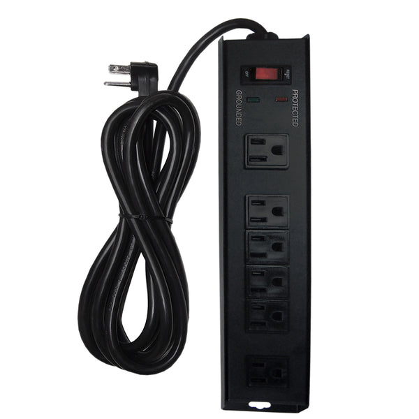 Surge Protector, 6 Outlet, 750 Joules, British Plug