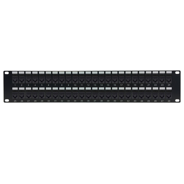 48-Port CAT6 Patch Panel, 19