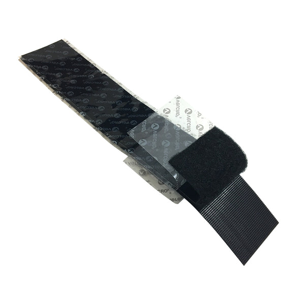 Velcro Brand 1/2 W x 75' L Hook-and-Loop Black One-Wrap Fastener Strap  .500X12K1WP/25