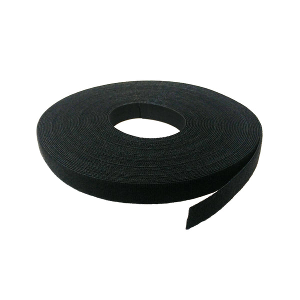 75ft 2 inch Velcro® Brand Loop 1000 Adhesive Back Wrap - Black (per ro