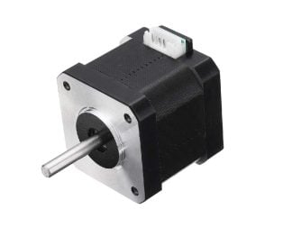 NEMA 17 42HS40-1704 3.6-Kg-cm Stepper Motor Round Type Shaft – The Engineer  Store