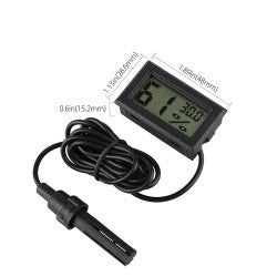 xcluma 12V-60V Led Battery Powered Digital Display Battery Voltmeter  Battery Voltage Meter Tester, Black