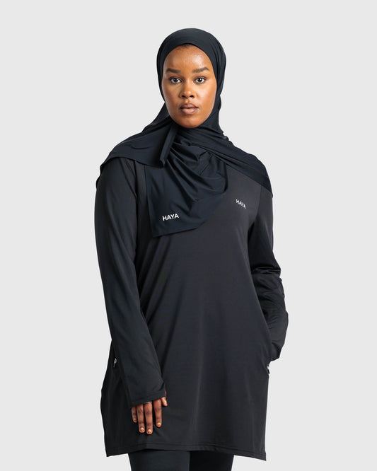 Sports Hijab - Black – HAYA