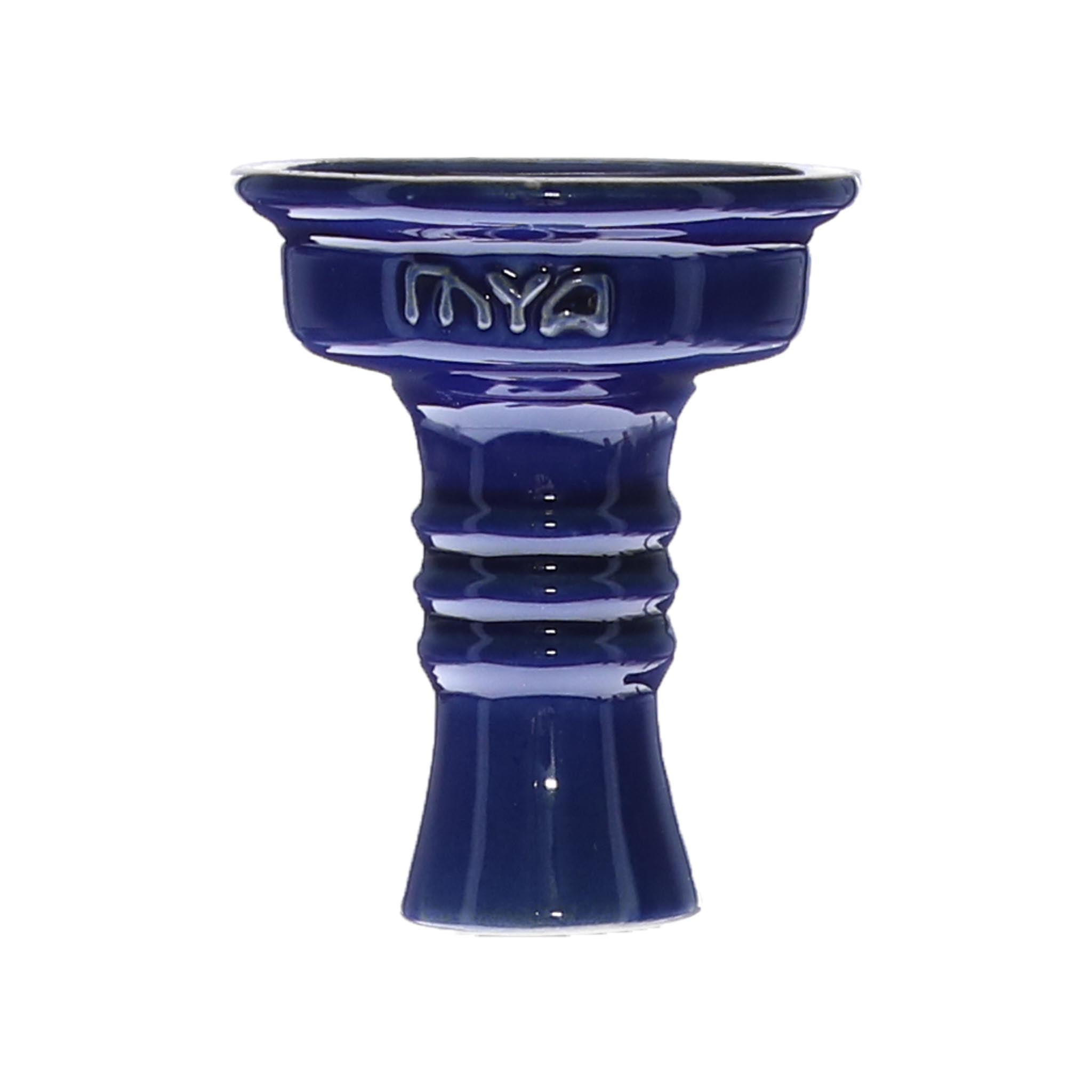 Dark Blue749 Mya Porcelain Egyptian Hookah Bowl #color_Dark Blue