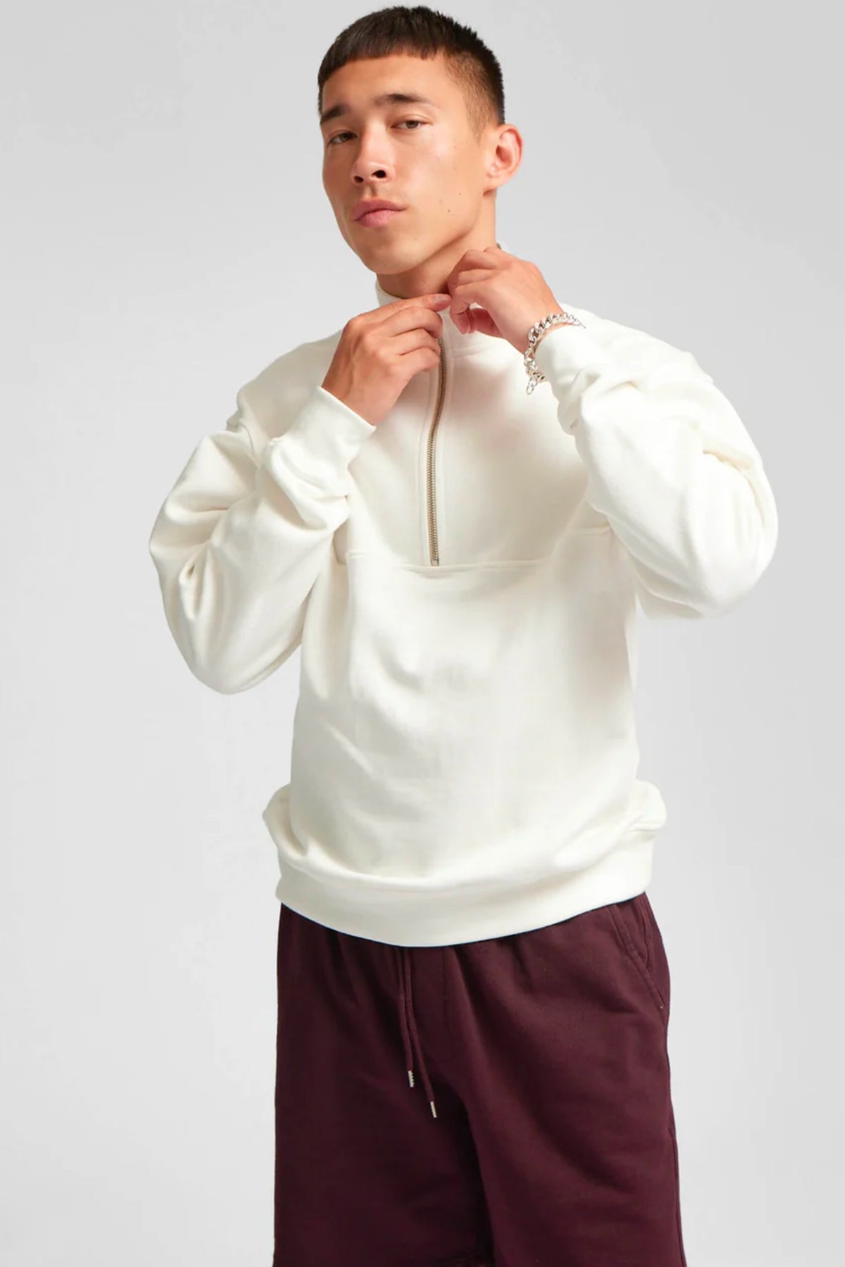 Sweat Organic Quarter Zip - Colorful standard