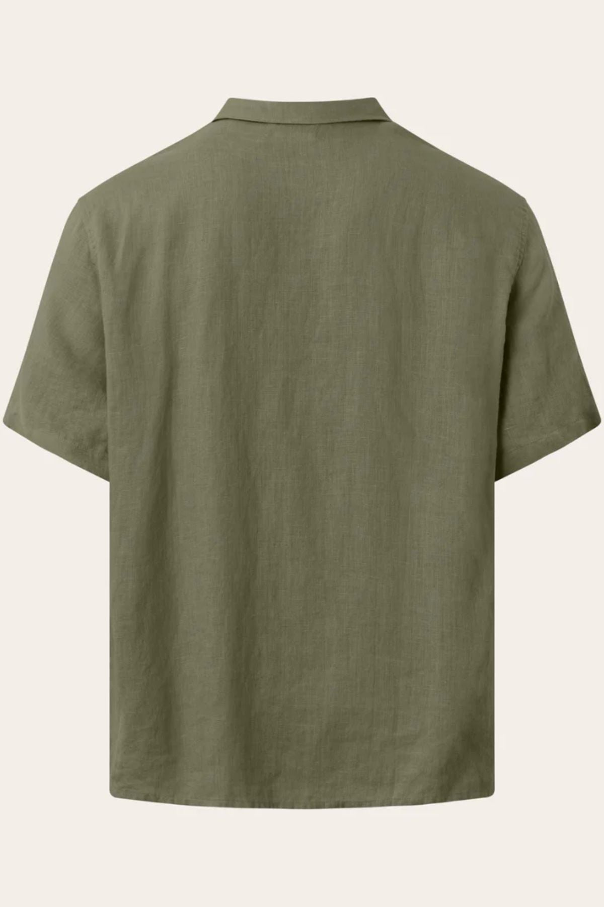 Chemise box short sleeve linen - Knowledge cotton apparel