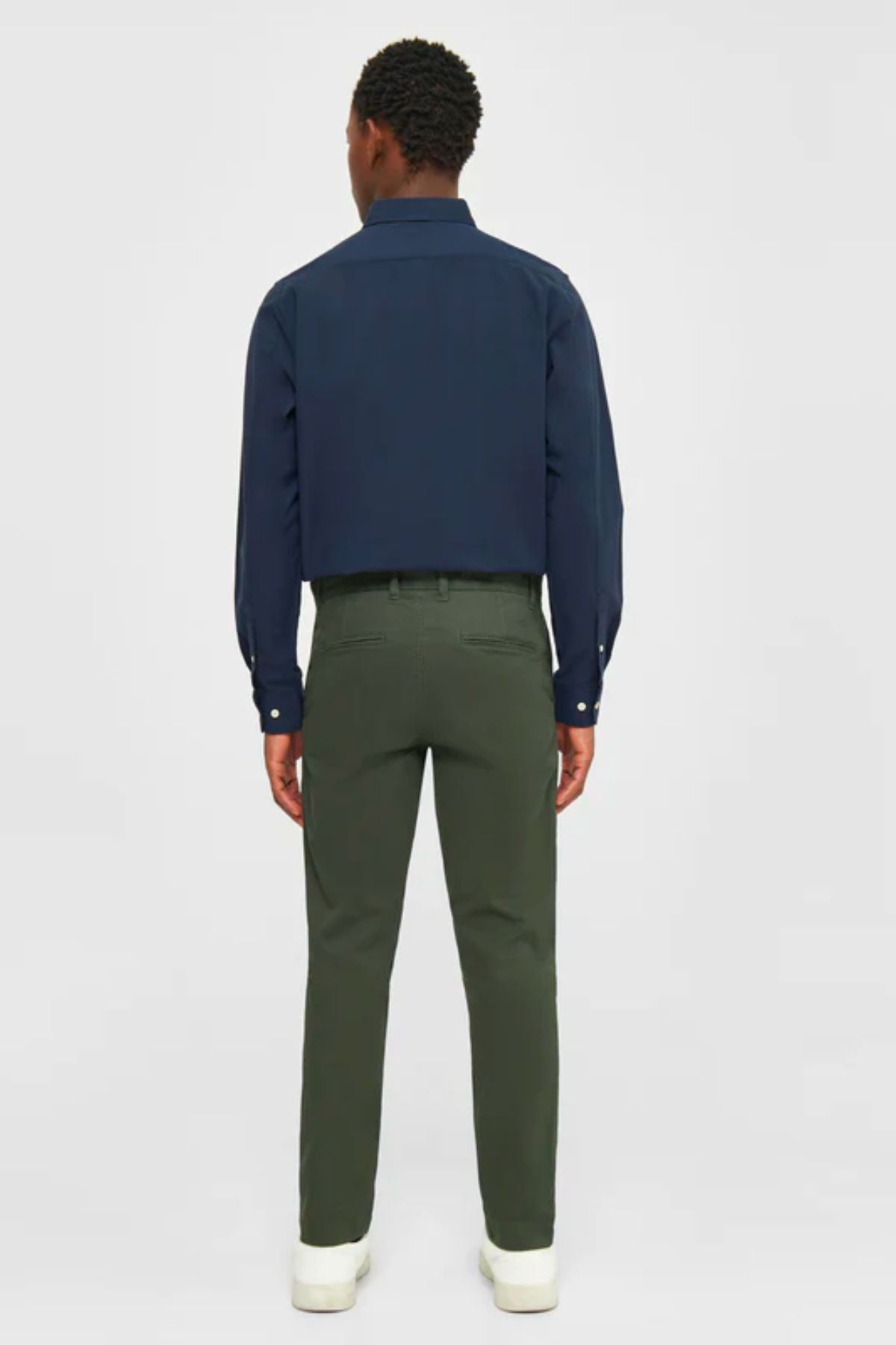 Chino luca slim twill chino pants - Knowledge cotton apparel