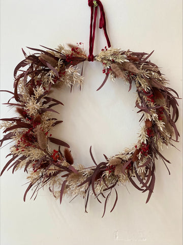 Couronne de Noël sauvage